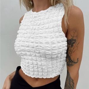 White Popcorn Top